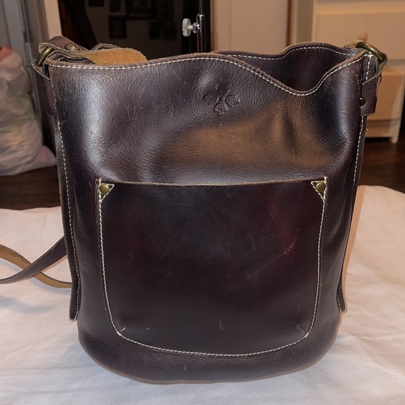 Patricia Nash Bags Patricia Nash Brown And Gold Lavello Bucket Bag